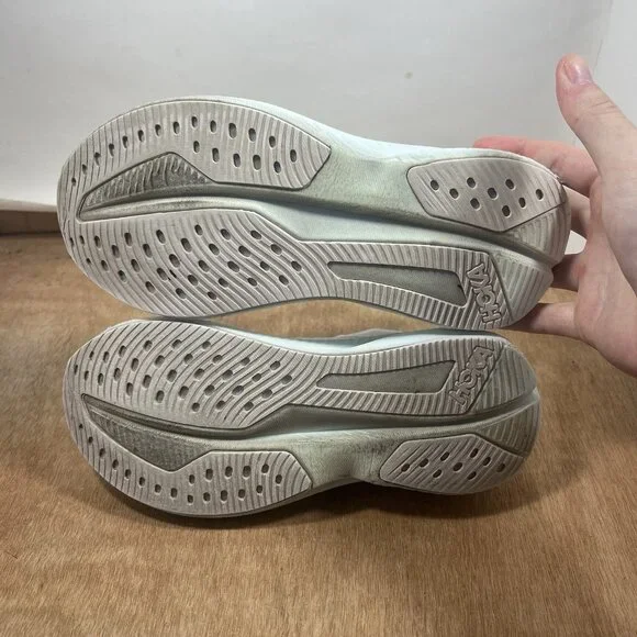 Hoka One One Mach 6 Womens Size 6.5 White Athletic Running Shoes Sneakers - Picture 7 of 9